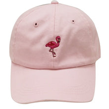 Load image into Gallery viewer, Flamingoe Embroidery Cotton Baseball Caps