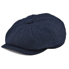 Load image into Gallery viewer, BOTVELA Wool Tweed Newsboy Cap