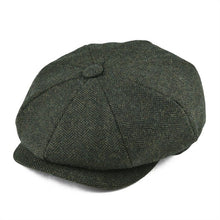 Load image into Gallery viewer, BOTVELA Wool Tweed Newsboy Cap